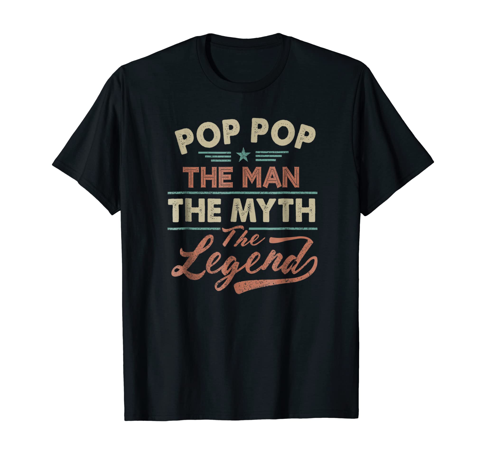 Vintage Pop Pop The Man The Myth The Legend Father Day Shirt