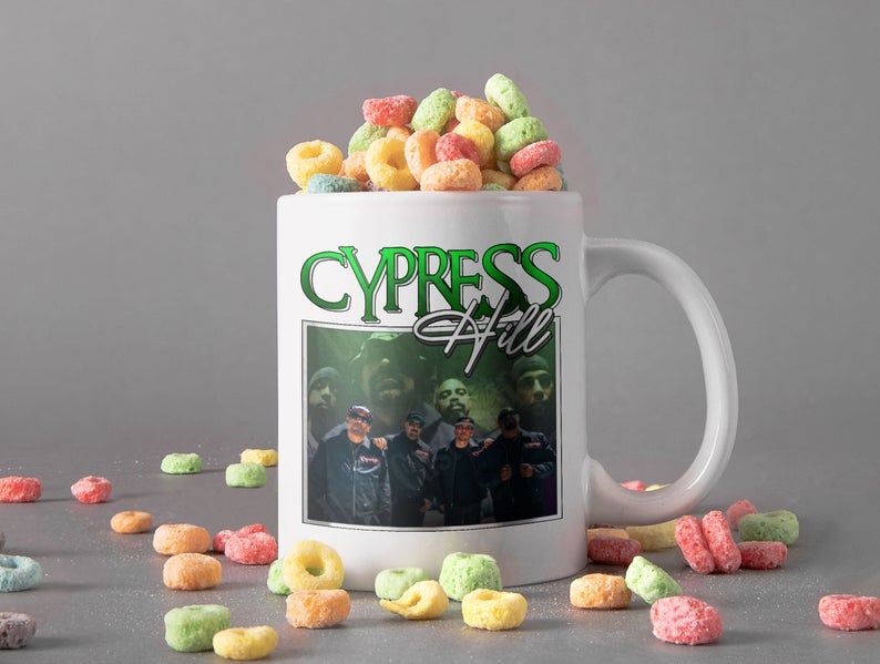 White Mug Cypress Hill Hip Hop Group Mug West Coast Mug 1990s Hip Hop Mug Retro Vintage Mug Premium Sublime Ceramic Coffee Mug H99