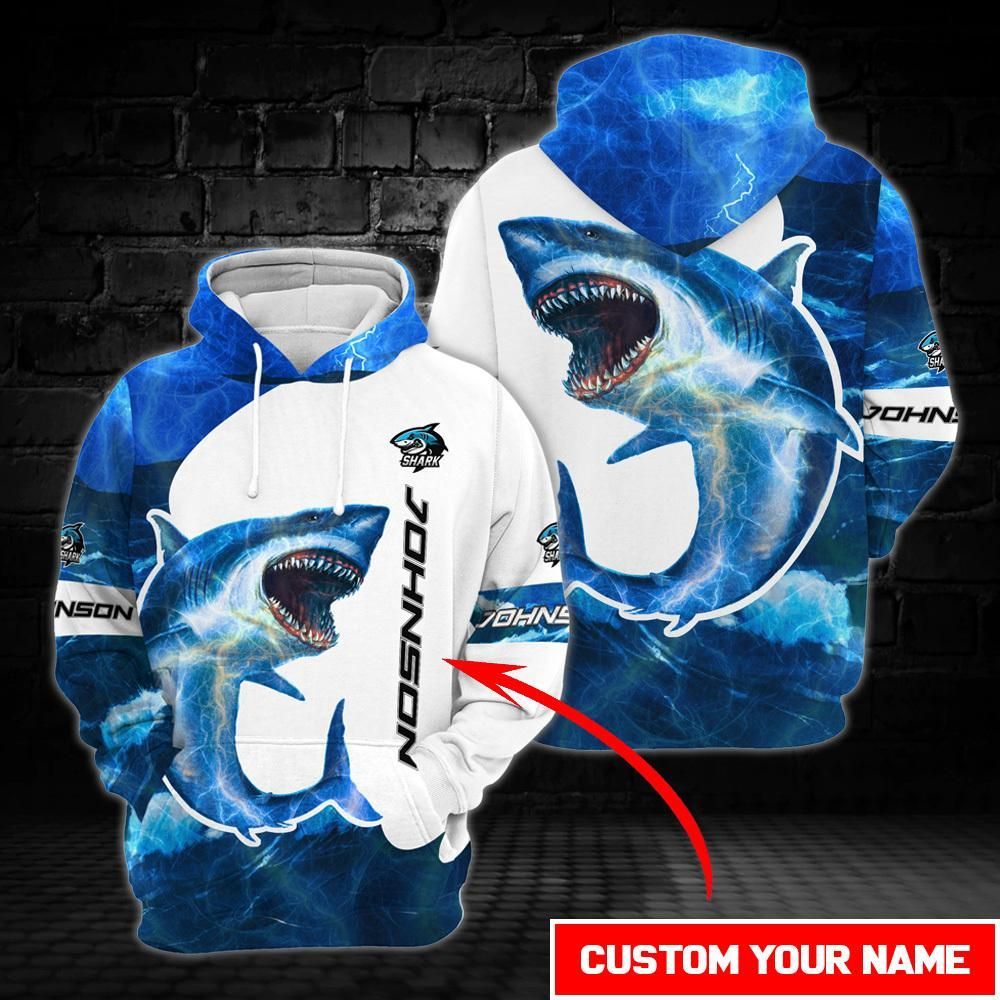 SHARK CUSTOM NAME HOODIE CC PHT262008A72IO