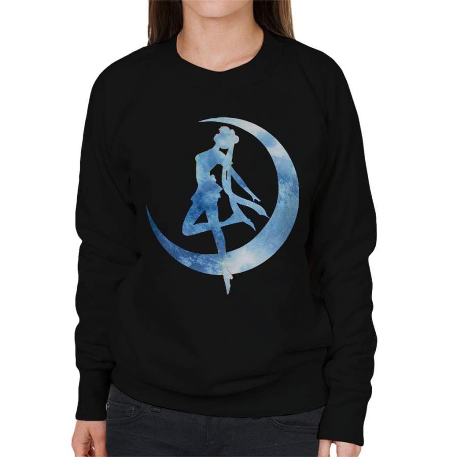 Sailor Moon Moon Outline Women’s Sweatshirt