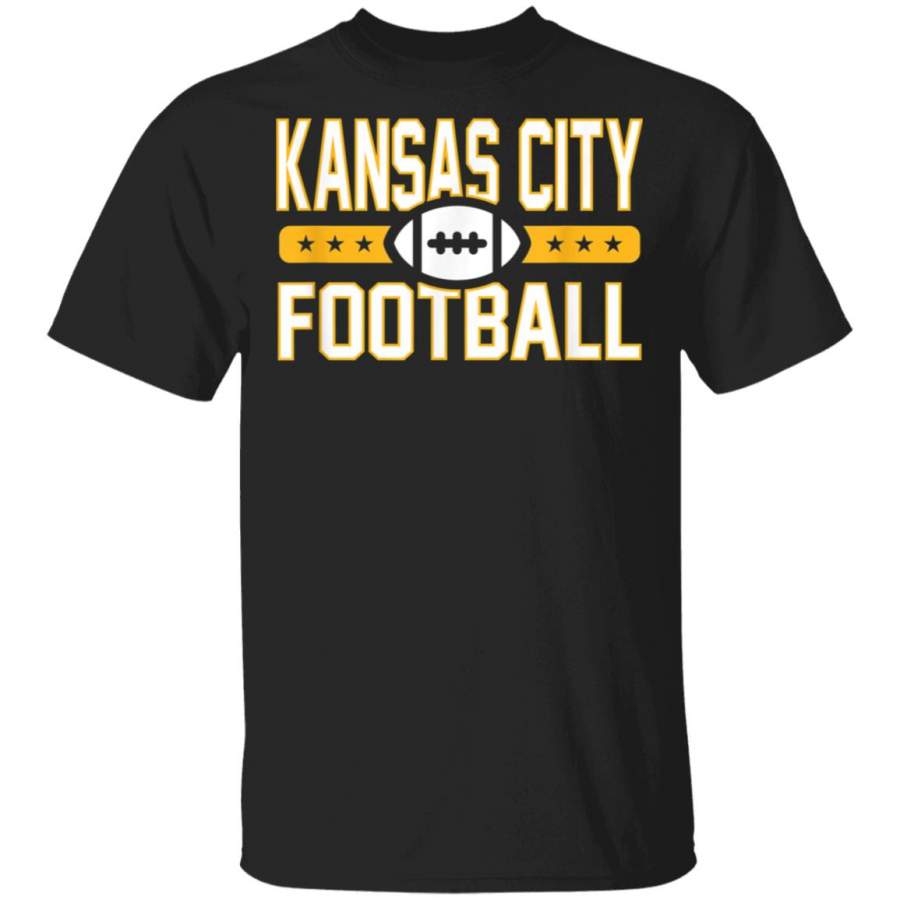 Kansas City Football Goalline T-Shirt Long Sleeve Hoodie