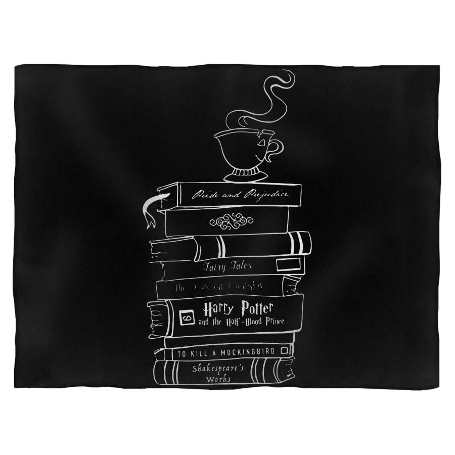 Book Stack Book Lovers Literature Blanket