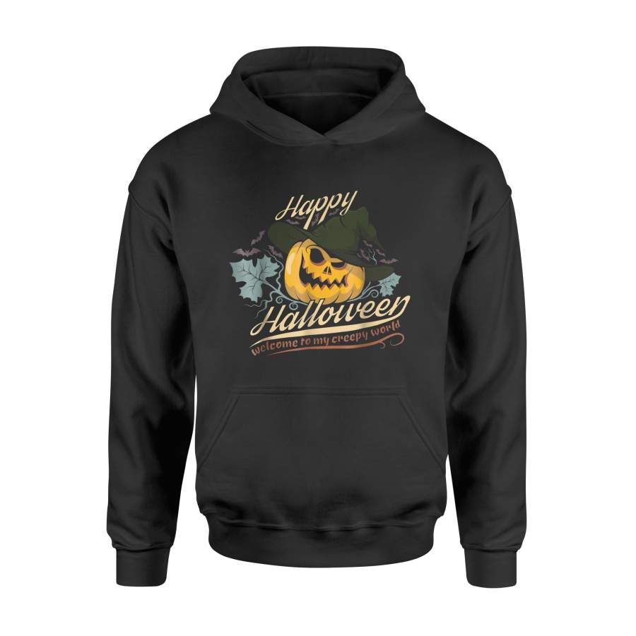 Scary Pumpkin Shirt For Halloween – Standard Hoodie