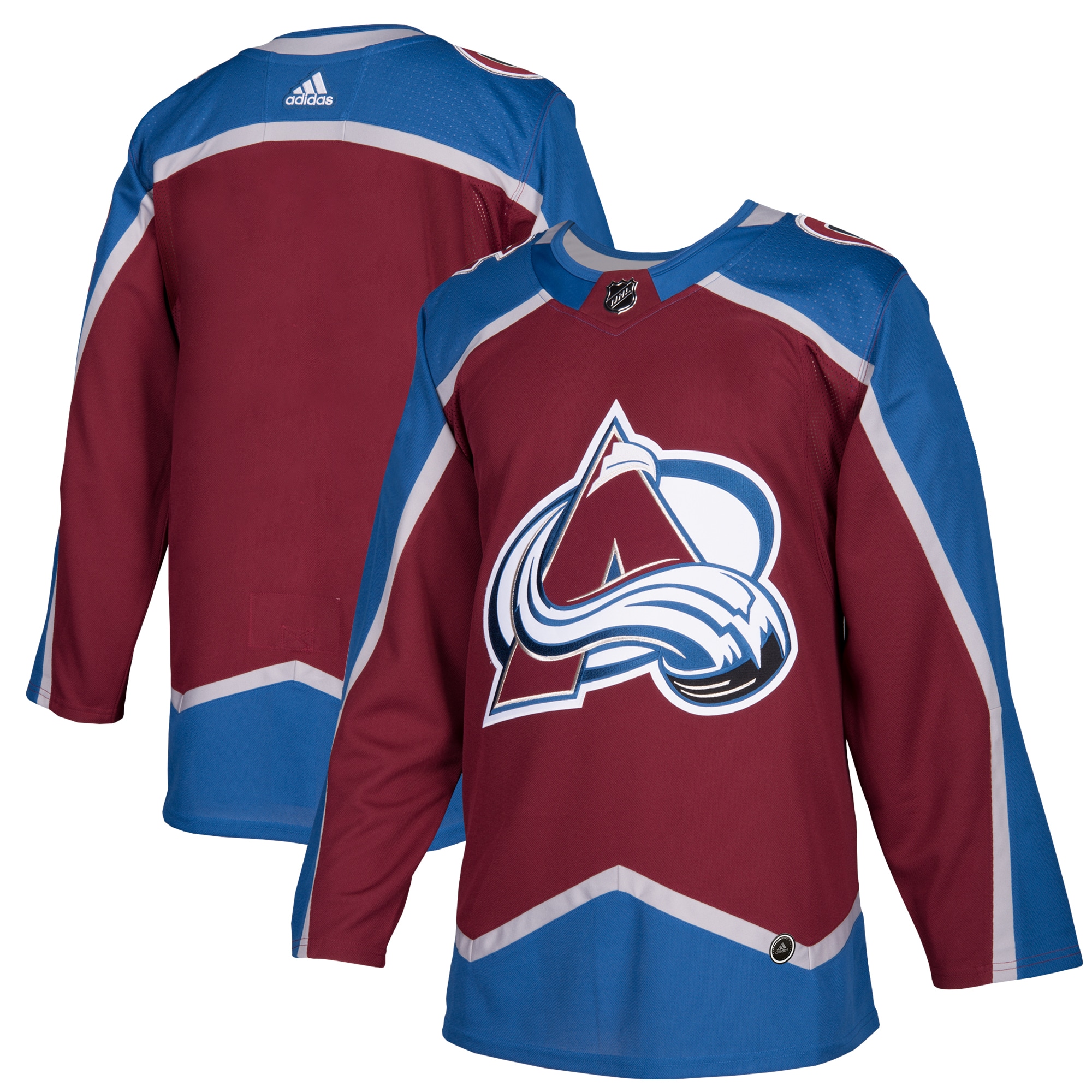 Colorado Avalanche Home Authentic Blank Jersey – Burgundy