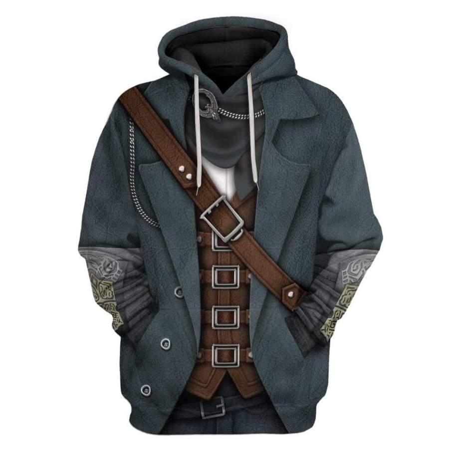 Cosplay Bloodborne Hunter Custom Tshirt Hoodies Apparel