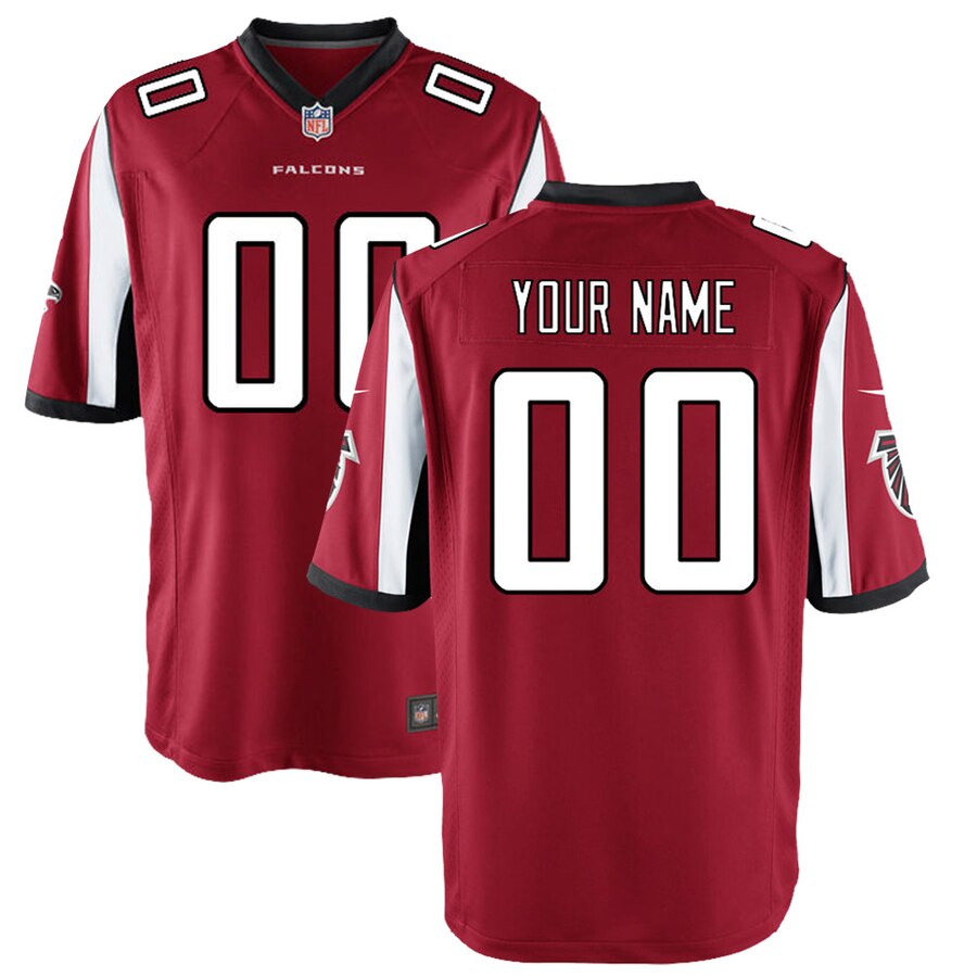 Atlanta Falcons Nike Youth Custom Game Jersey – Red