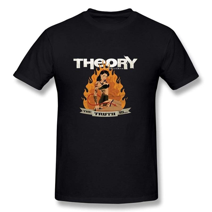 Men’s Theory Of A Deadman Art T Shirts Black