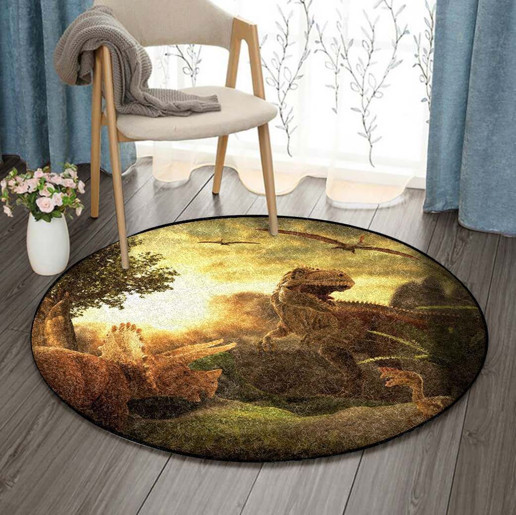 Dinosaur GE2806 Round Rug  CYSI2907