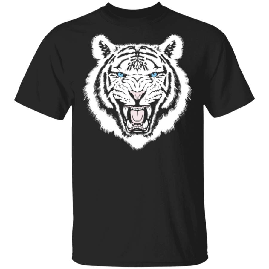 White Tiger Trendy Animal Print Easy Tiger Sweatshirt