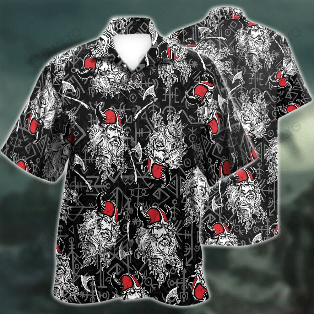 Red Hat Viking Hawaii Shirt Ha56947