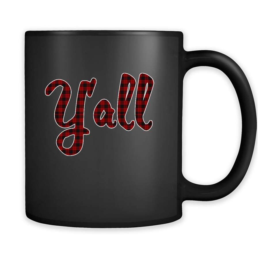 Y’all Vintage Classic Design – Full-Wrap Coffee Black Mug