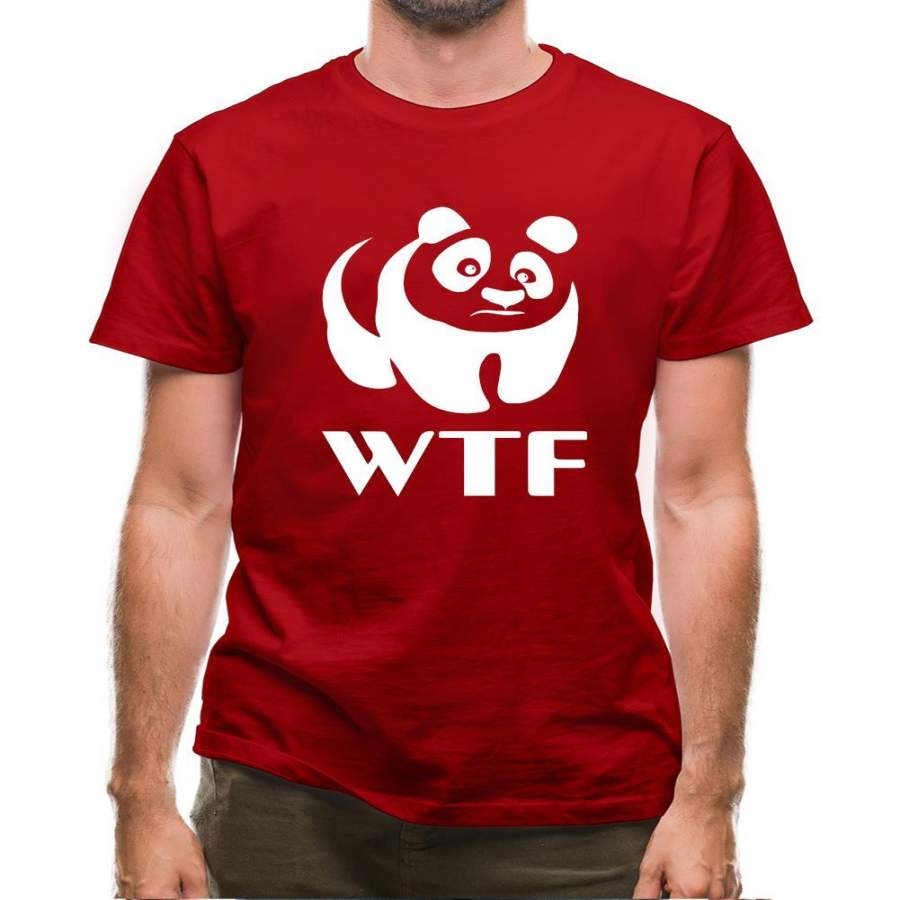 Wtf Panda Mens T-Shirt