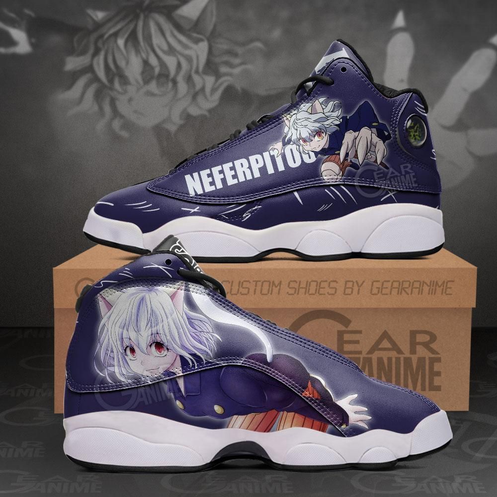 Neferpitou Air Jordan 13 Sneakers JD13 Hunter X Hunter Custom Anime Shoes