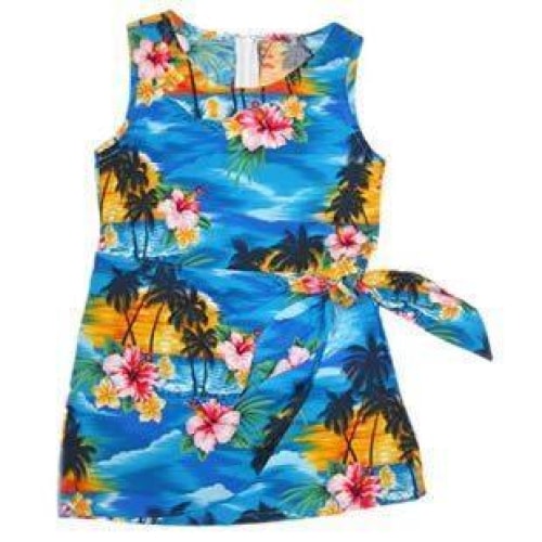 Skyburst Hawaii Girl Sarong Dress Ha79166