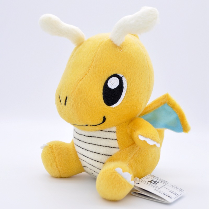 16cm Japan Anime Pokemon Dragonite Plush Toys Soft Stuffed Animals Q Version Cute Cartoon Doll Kids Birthday Christmas Gifts alx