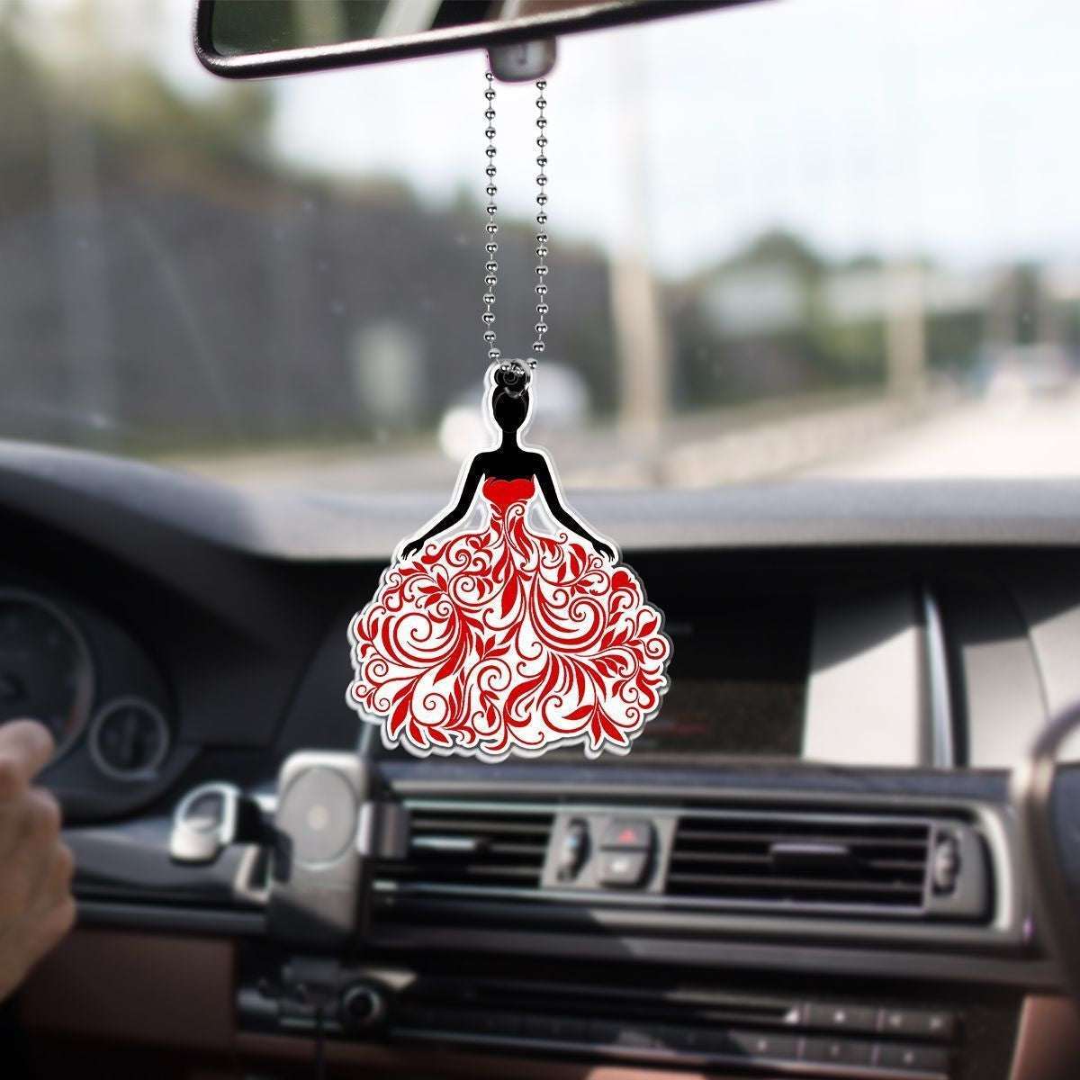 Wonderprint Ornament Delta Sigma Theta Girl Beautiful Car Hanging Ornament Lt10