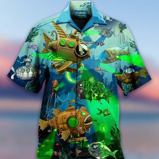 Fish Steampunk Hawaii Shirt Unisex Adult Ha109466