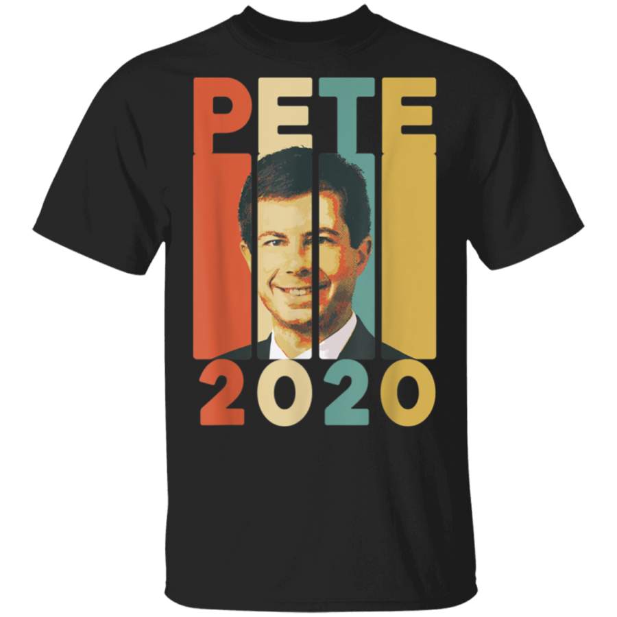 Pete Buttigieg TShirt Vintage  Pete For US President 2020