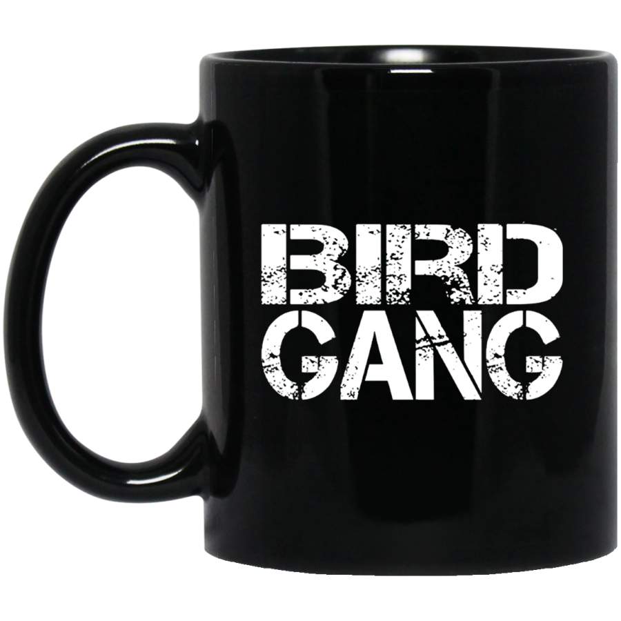 Vintage Bird Gang TShirt Sports Fans of Bird Mascots 11 oz Mug