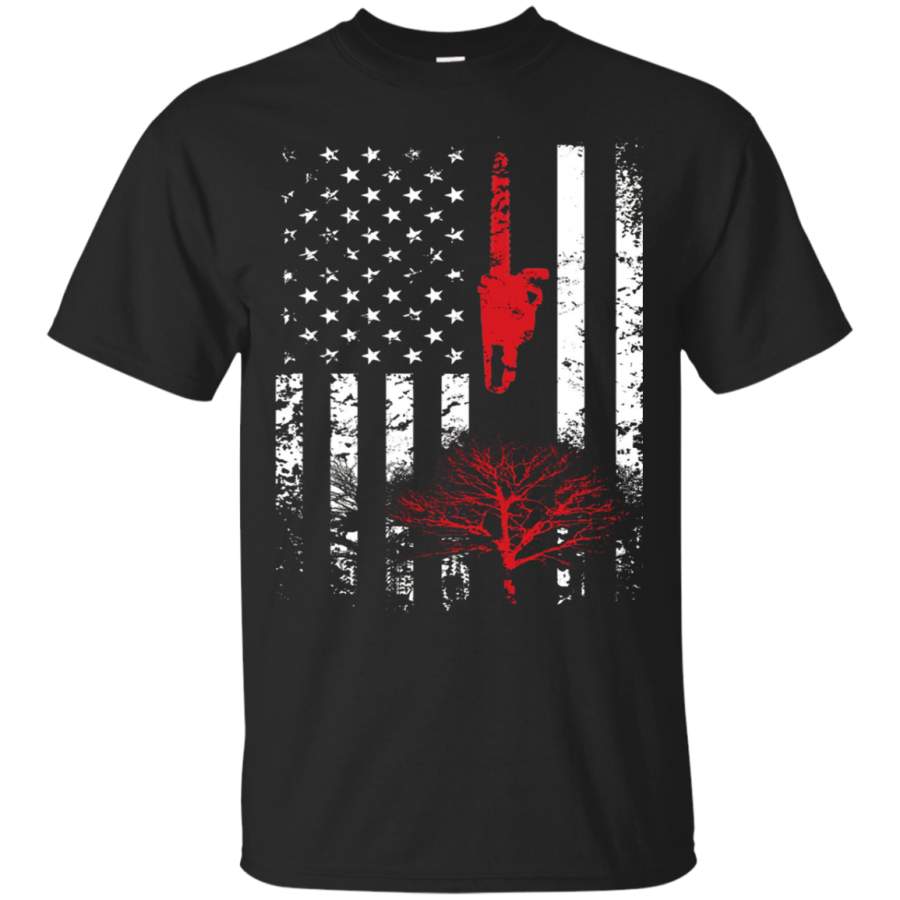 AGR Arborist, American Flag Patriotic Flag 4th of July T-Shirt