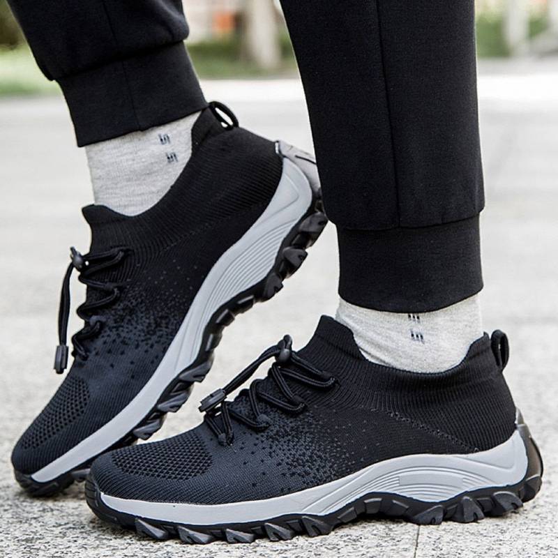 Breathable Couple Flying Mesh Belt sneakers