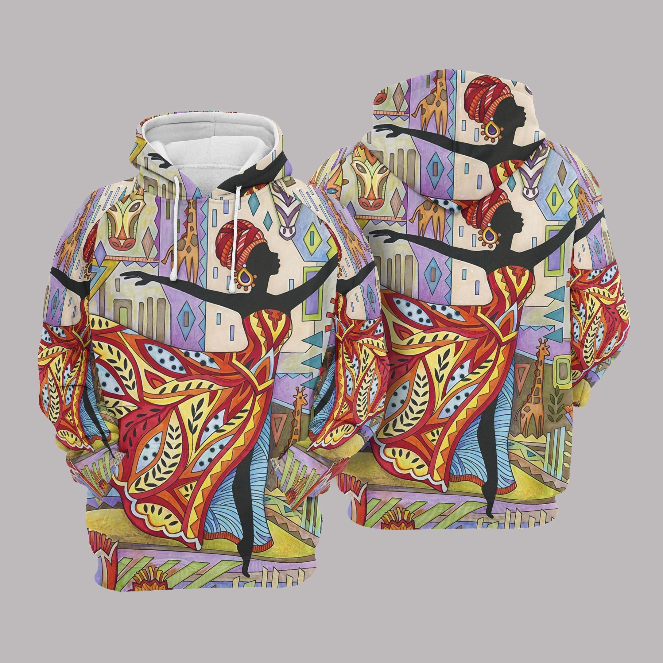 African American Artist African Dance Art Hoodie Bt11