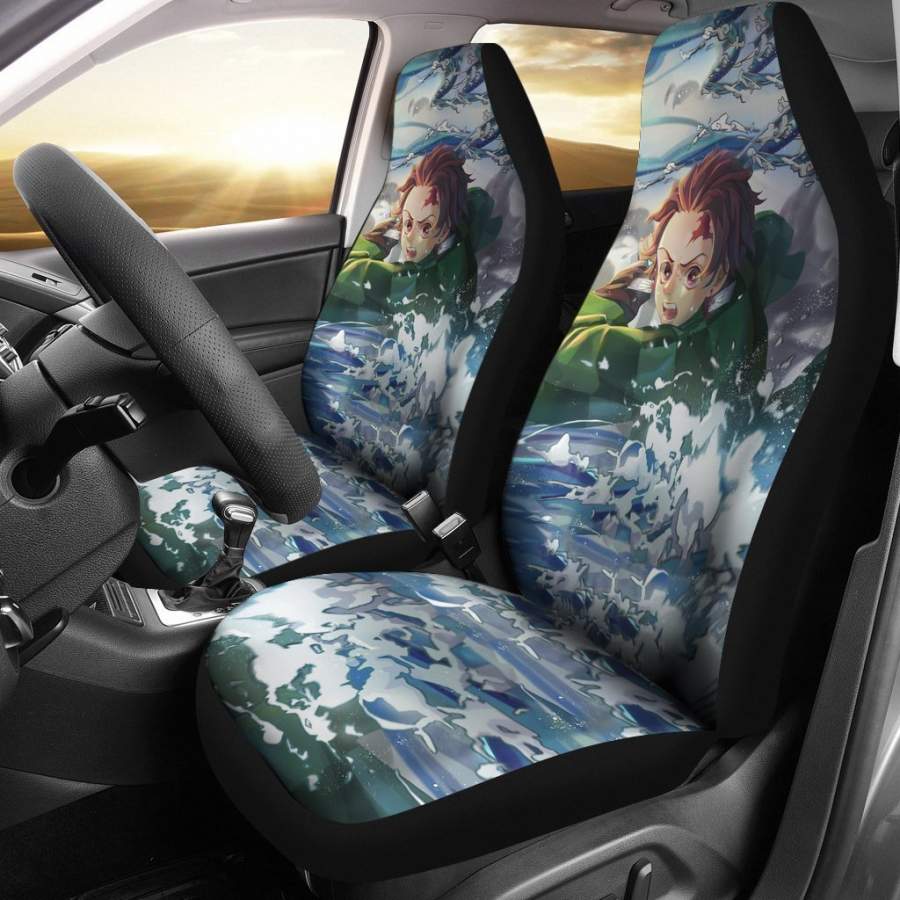 Kimetsu No Yaiba Tanjiro Kamado Anime Car Seat Covers – Fit Fit Apparel