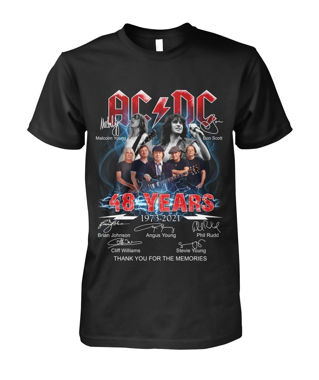 Ac/Dc Shirts, Ac/Dc Band Shirt, T-Shirt 2D – Spnv294