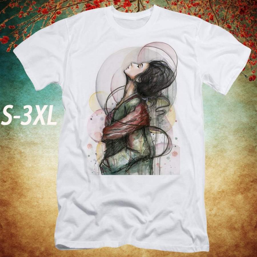 Beautiful Lady Men’s T Shirt Slim T-shirt, Workout T Shirt, Music T Shirt, Cute T Shirt