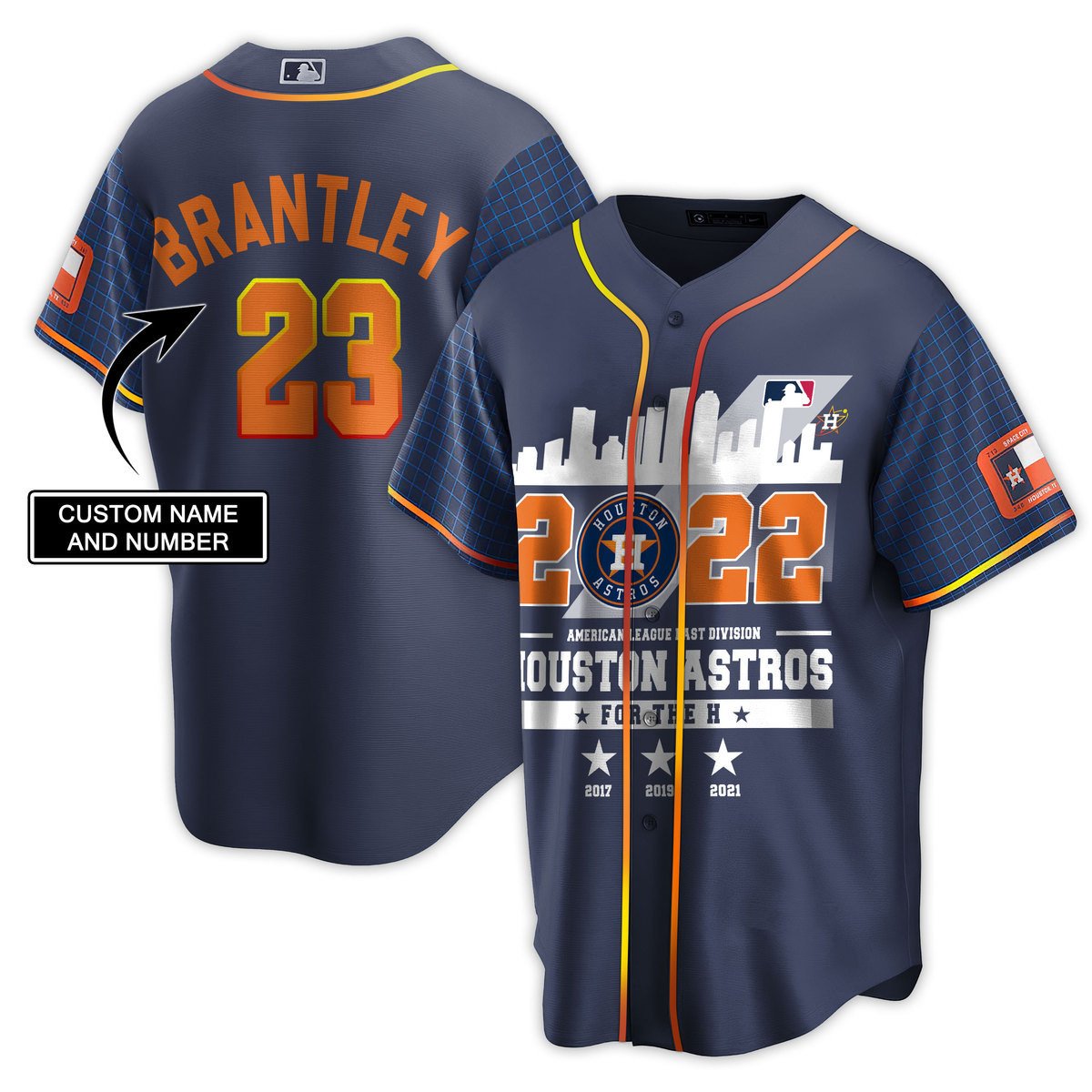 Houston Astros Baseball Jersey 3D All Over Printed