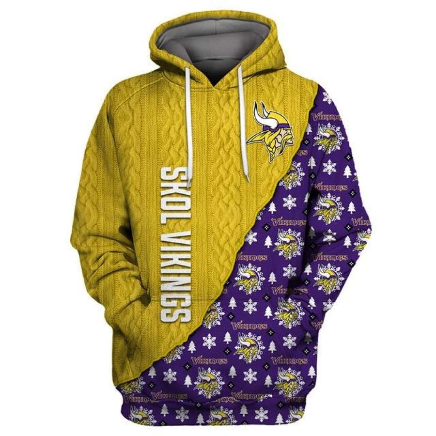 Minnesota Vikings Cool Christmas Hoodie