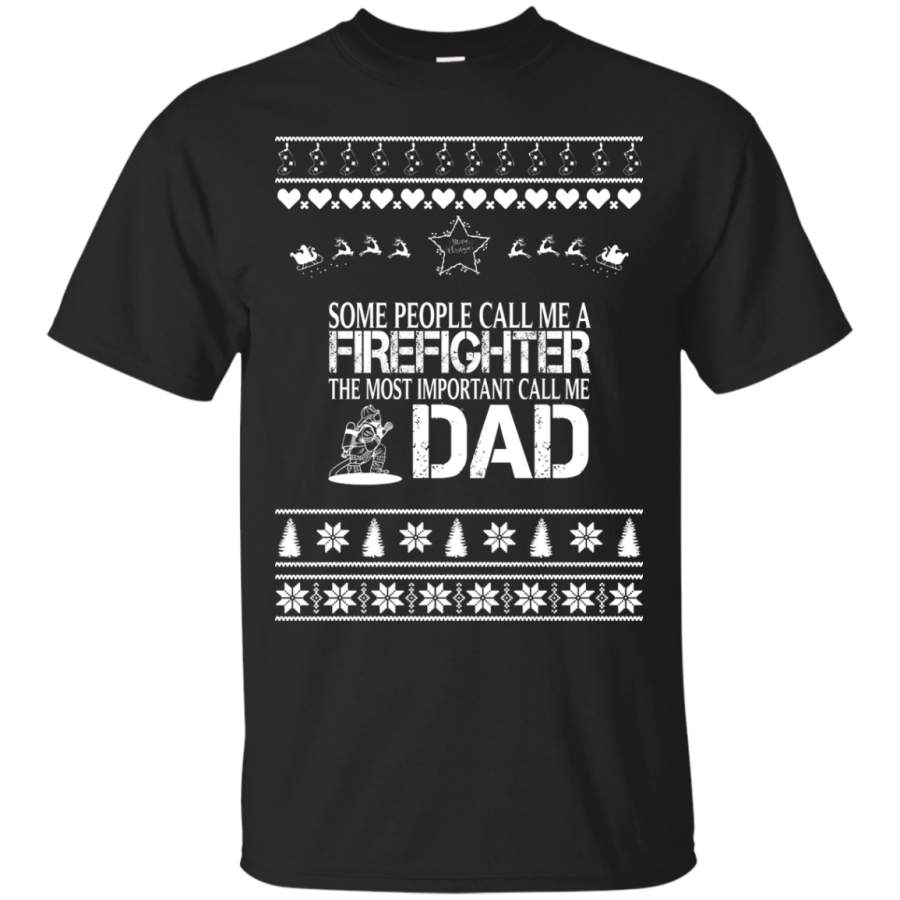 Firefighter – Merry Christmas Firefighter Dad firefighter dad T Shirt & Hoodie