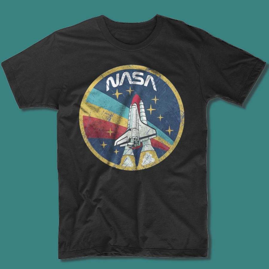 Vintage Rocket Launch Nasa Men’S T Shirt