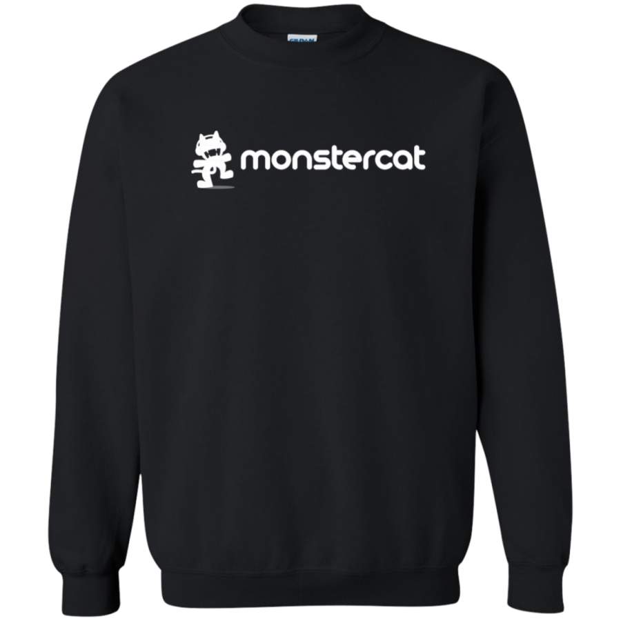 AGR MonsterCat Logo Crewneck Pullover Sweatshirt