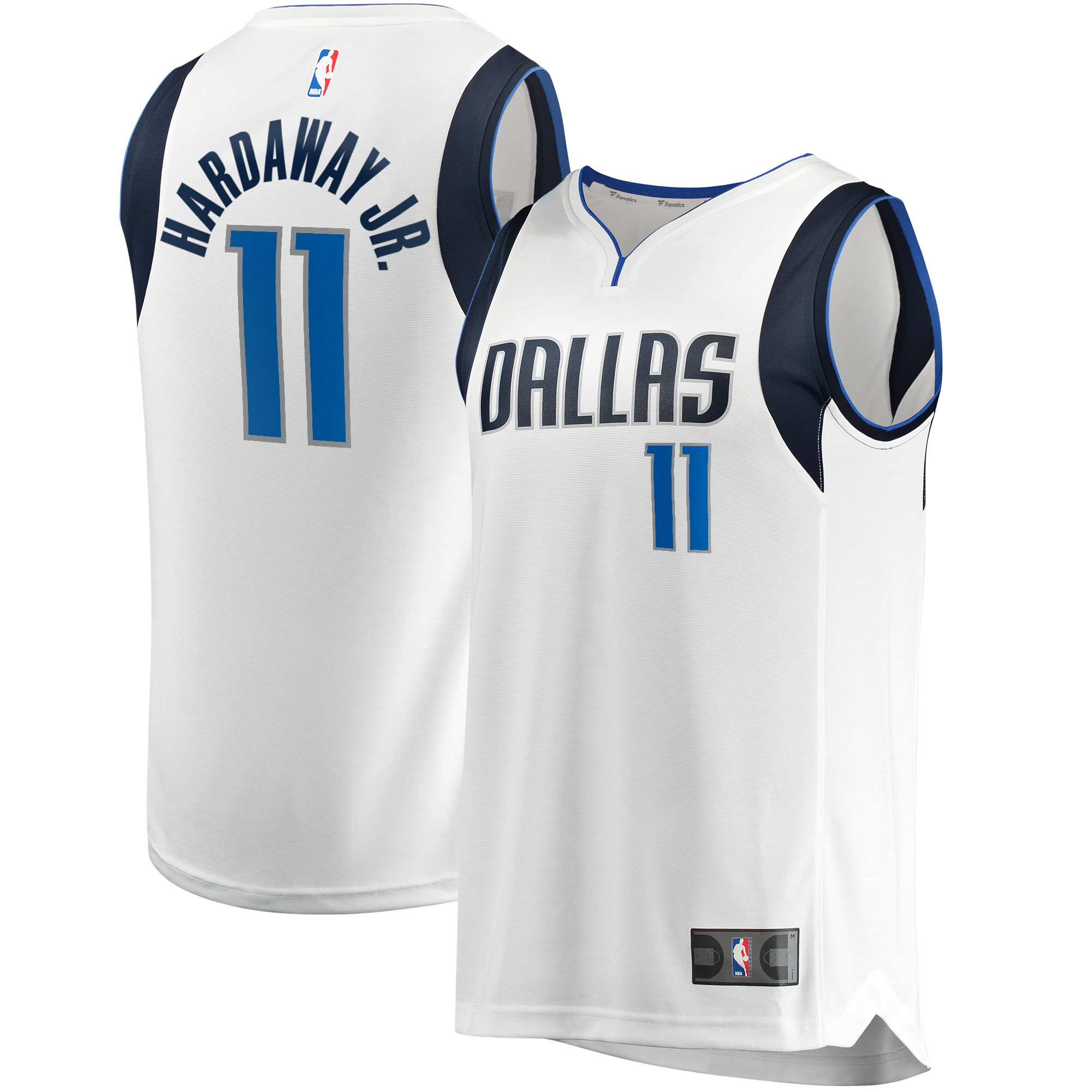 Tim Hardaway Jr. Dallas Mavericks Fast Break Player Jersey – Association Edition – White