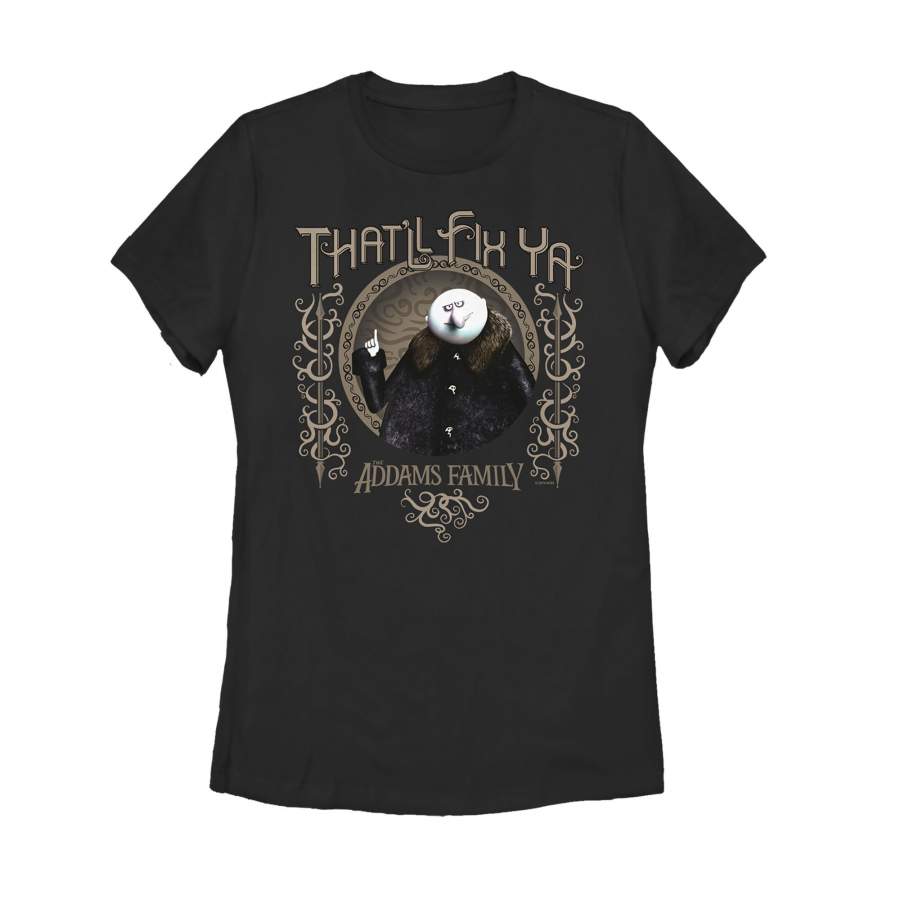 Addams Family Women’s Uncle Fester That’ll Fix Ya  T Shirt