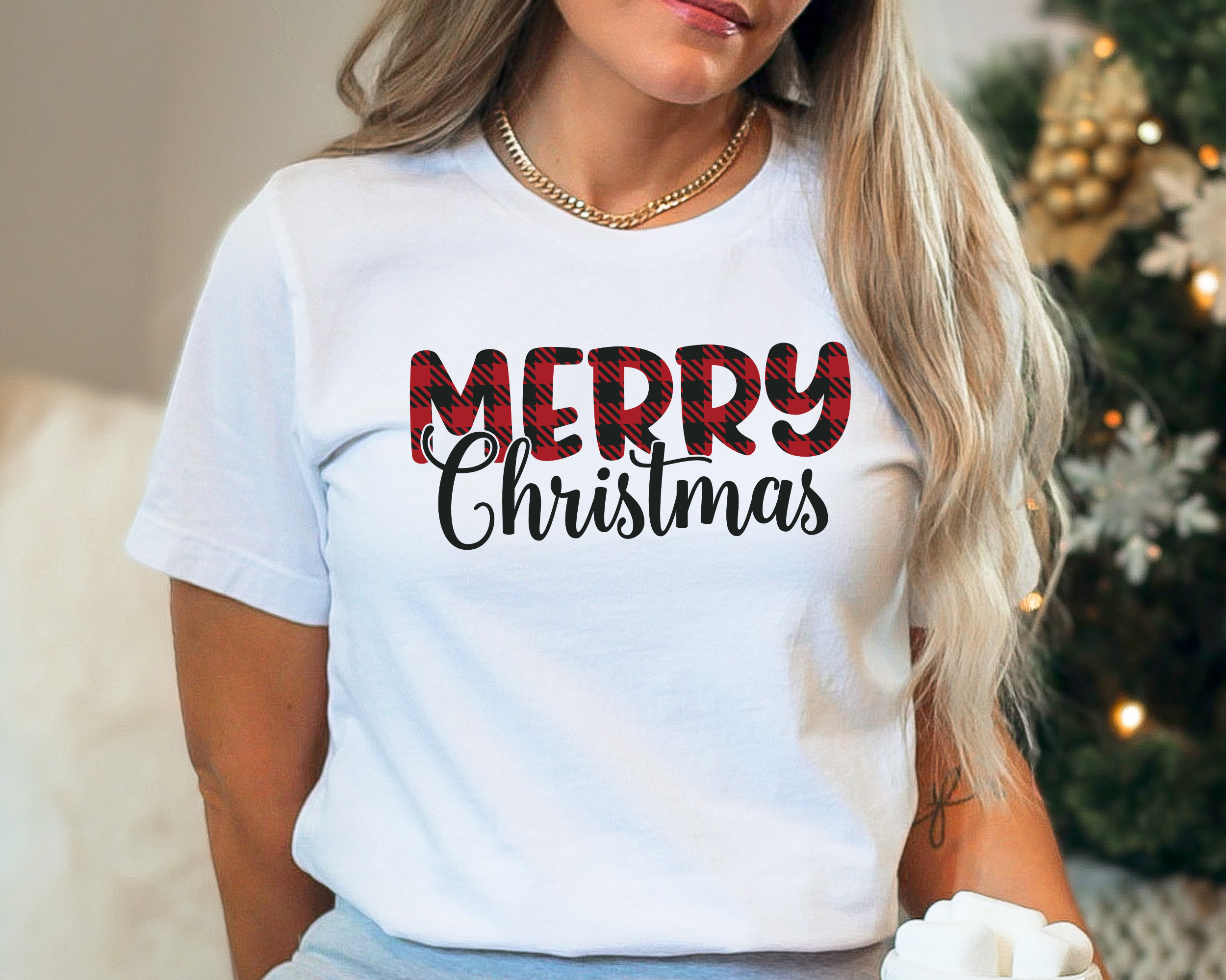 Merry Christmas Buffalo Plaid Shirt, Buffalo Plaid Shirt, Merry Christmas Shirt, Christmas Shirt, Xmas Shirt, Christmas Gift, Unisex Shirt