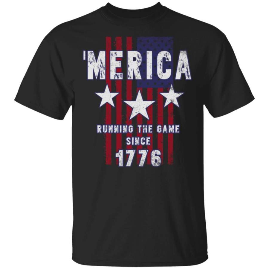 4th Of July – Merica Running The Game T-Shirt