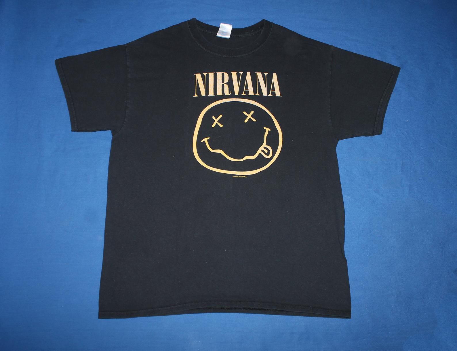 1992 Nirvana Shirt American Rock Band Shirt Grunge Alternative Rock L