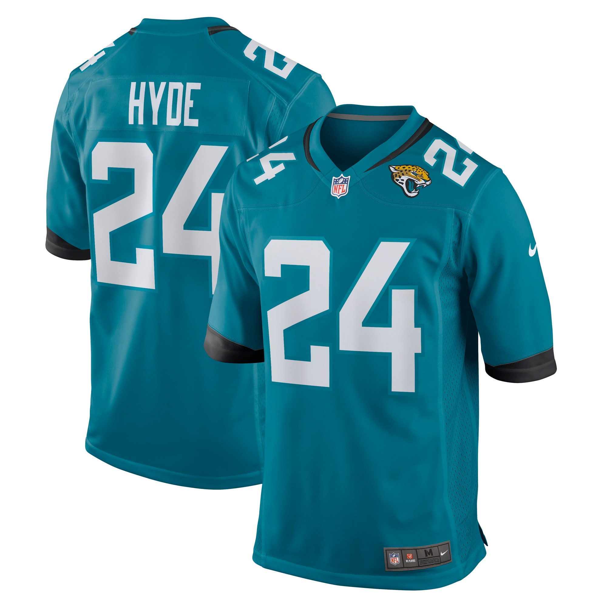 Carlos Hyde Jacksonville Jaguars Game Jersey – Teal NFL