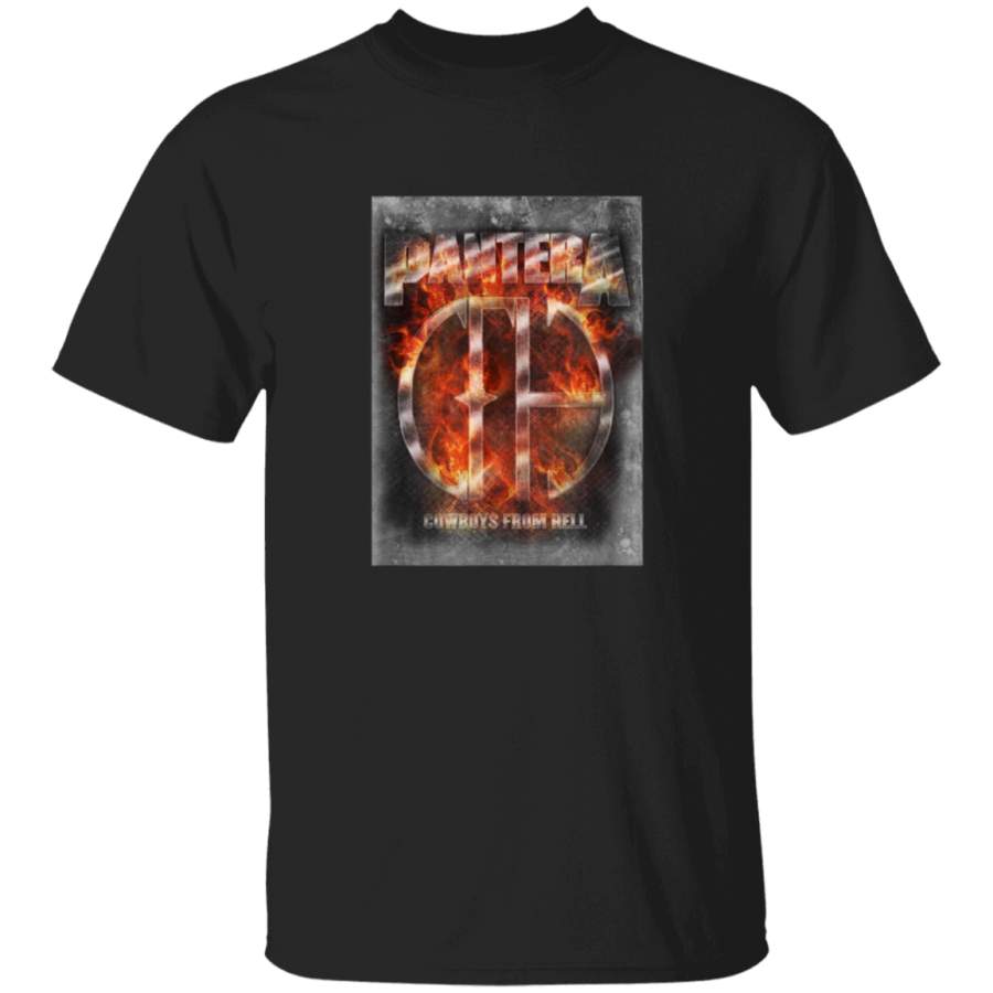 Pantera Official Cowboys From Hell Flame TShirt