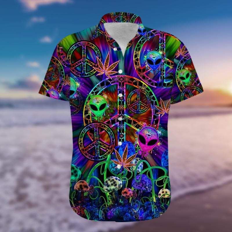 Stay Trippy Little Hippie Hawaii Aloha Shirts Ha71662