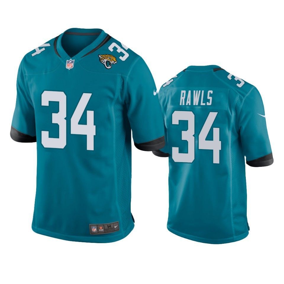 Jacksonville Jaguars Thomas Rawls Game Teal Mens Jersey