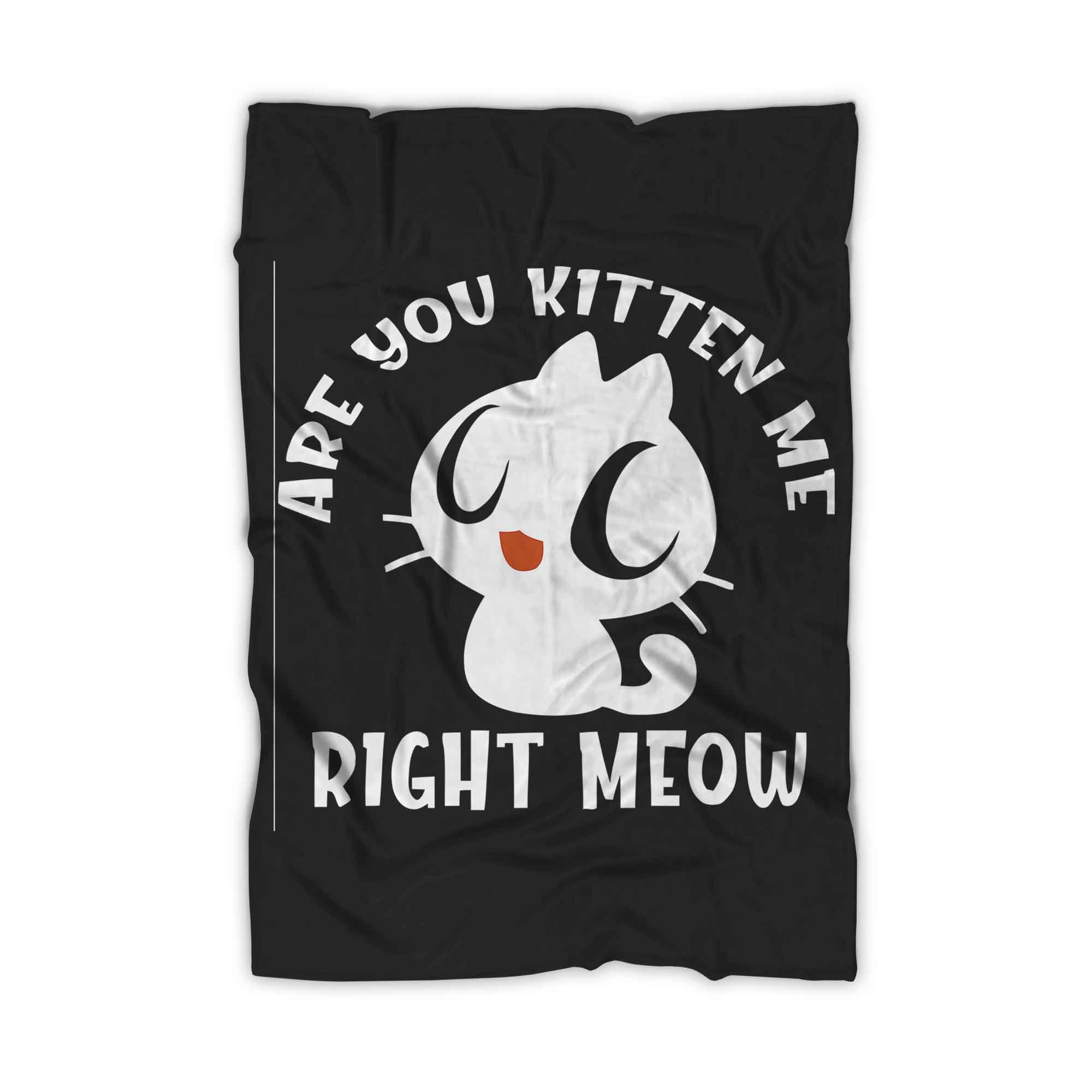 Are You Kitten Me Right Meow Range Blanket