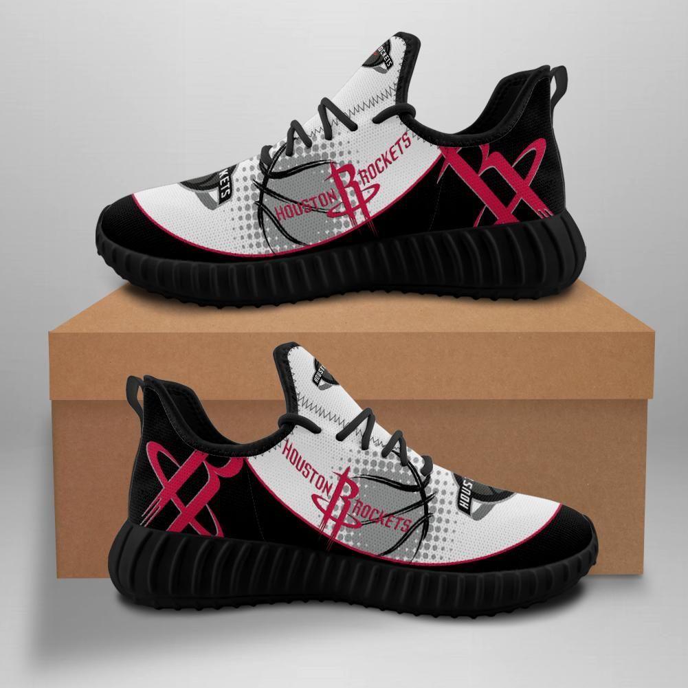 Houston Rockets New Basketball Custom Shoes Sport Sneakers Houston Rockets Yeezy Boost