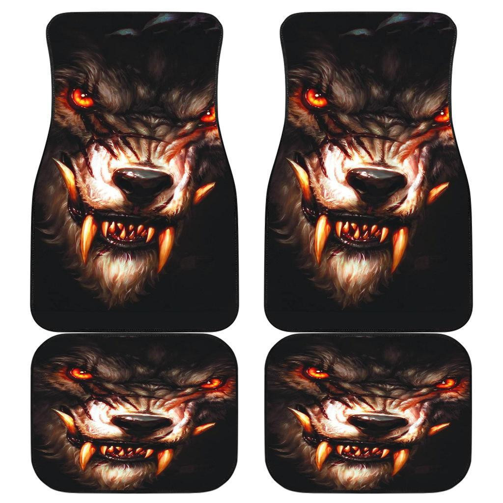 Werewolf Evil Animal Car Floor Mats 191102 Personalized Car Seat Floor Mat Custom Print