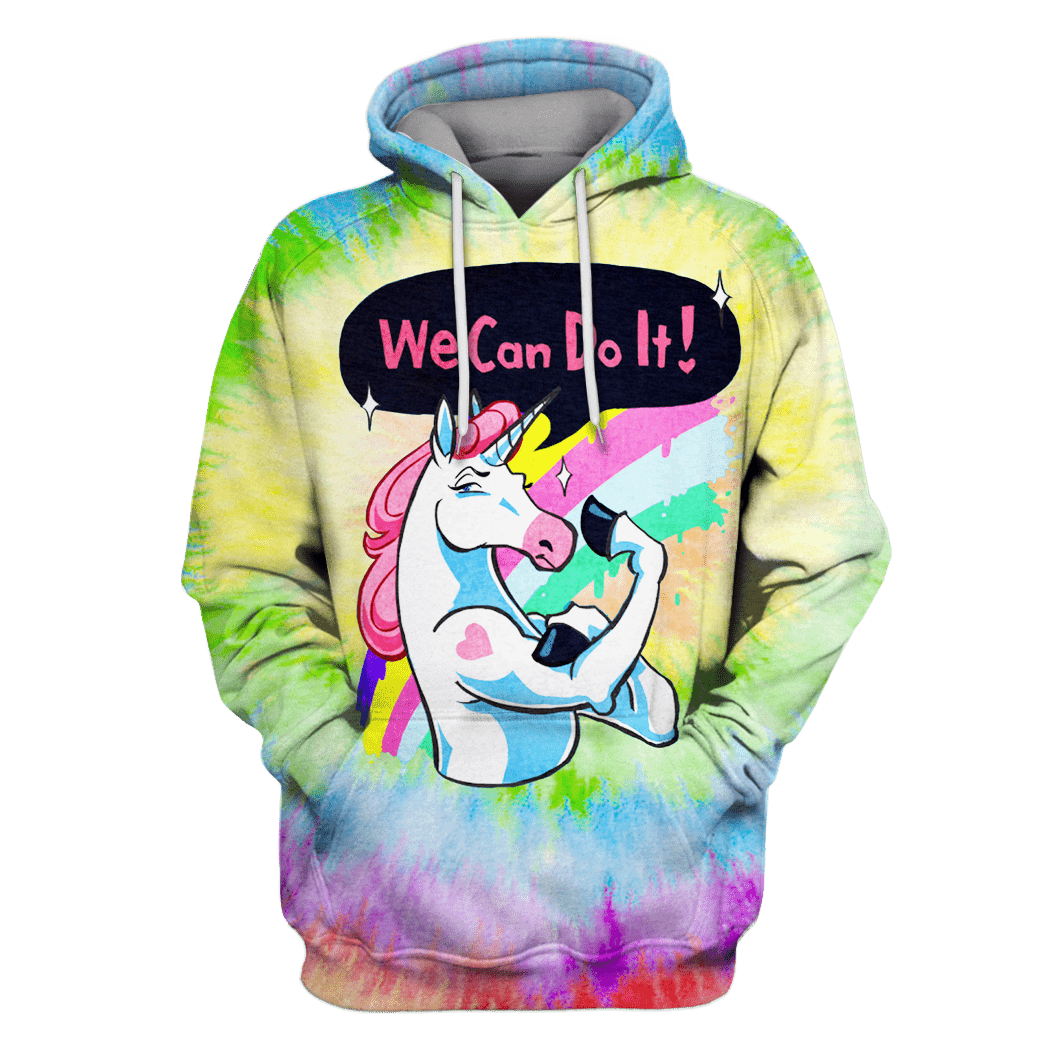 We Can Do It Unicorn Ziphoodies – T-Shirts Apparel