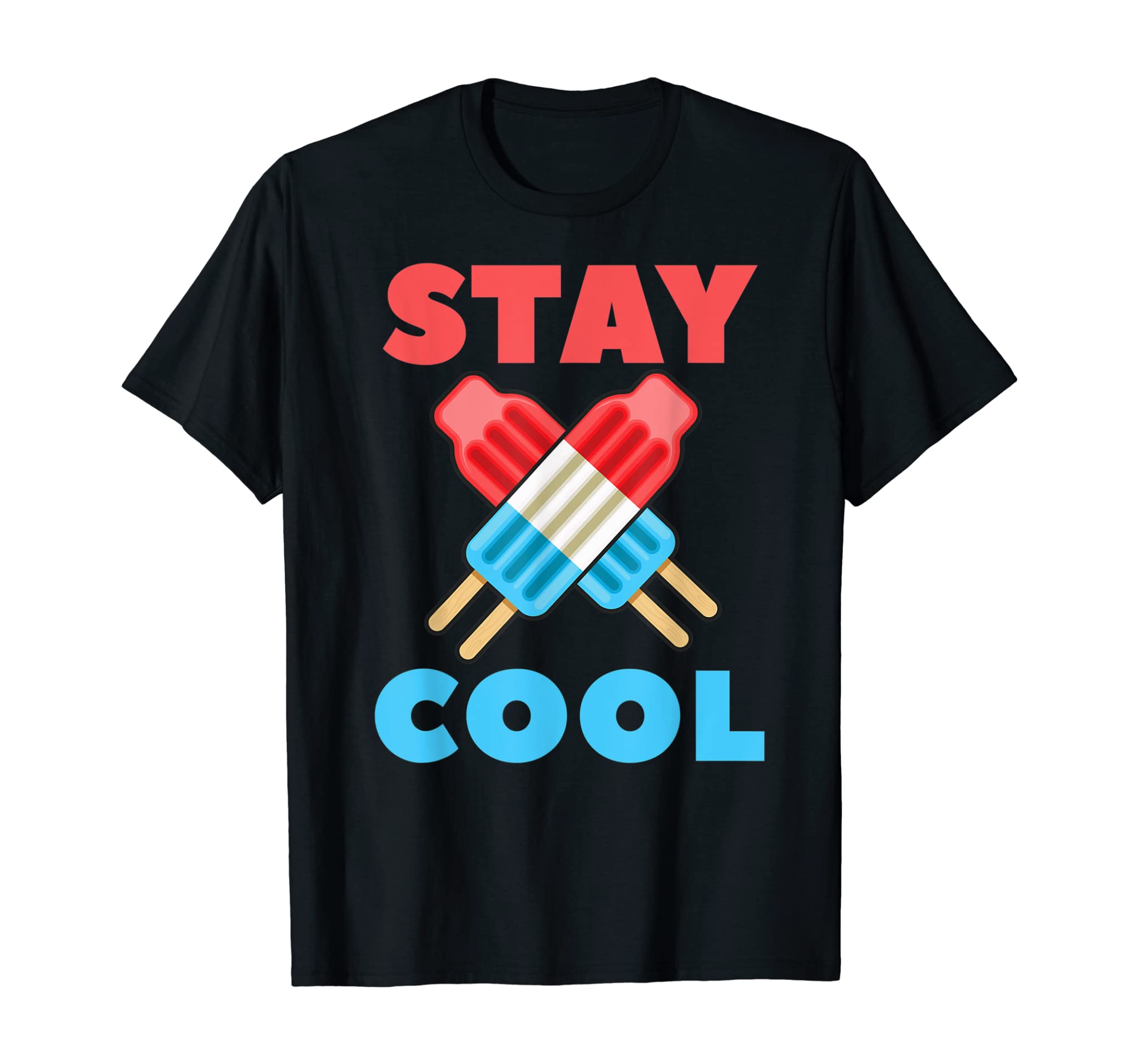 Stay Cool Shirt Boys Girls 4th Of July Patriotic Popsicle T-Shirt