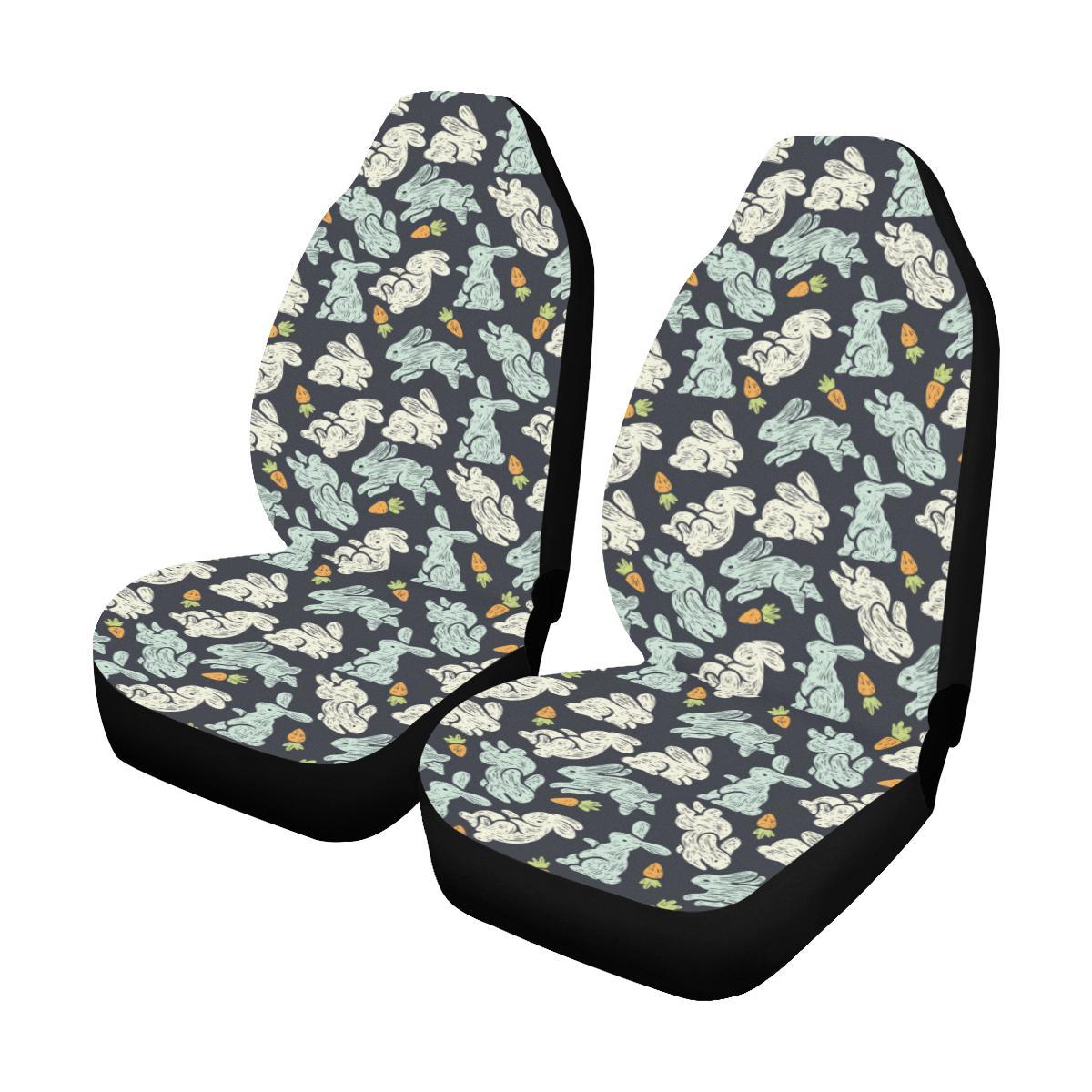 Bunny Pattern Print Design 04 Universal Fit Car Seat Covers