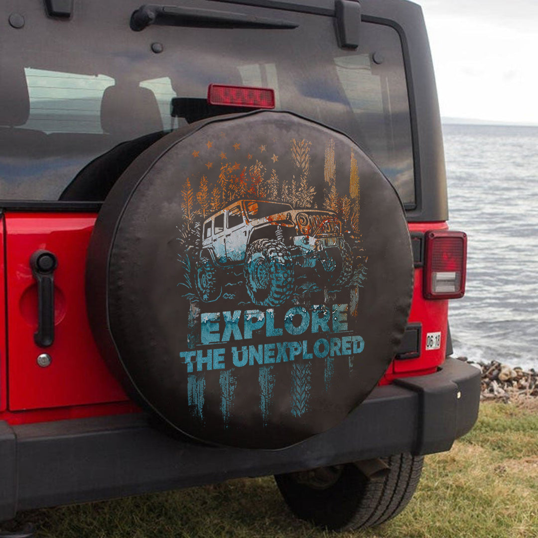 Jeep Explore The Unexplored Spare Tire Cover Lt11